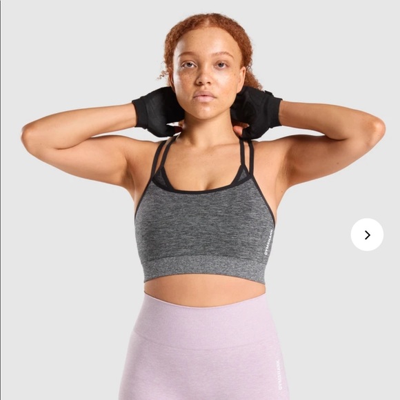 Gymshark Other - 🎉HP🎉Gymshark adapt marl black sports bra
